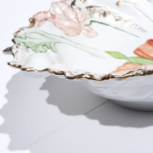 Tirschenreuth Hand painted Bowl German 70s - Picture 6 of 8